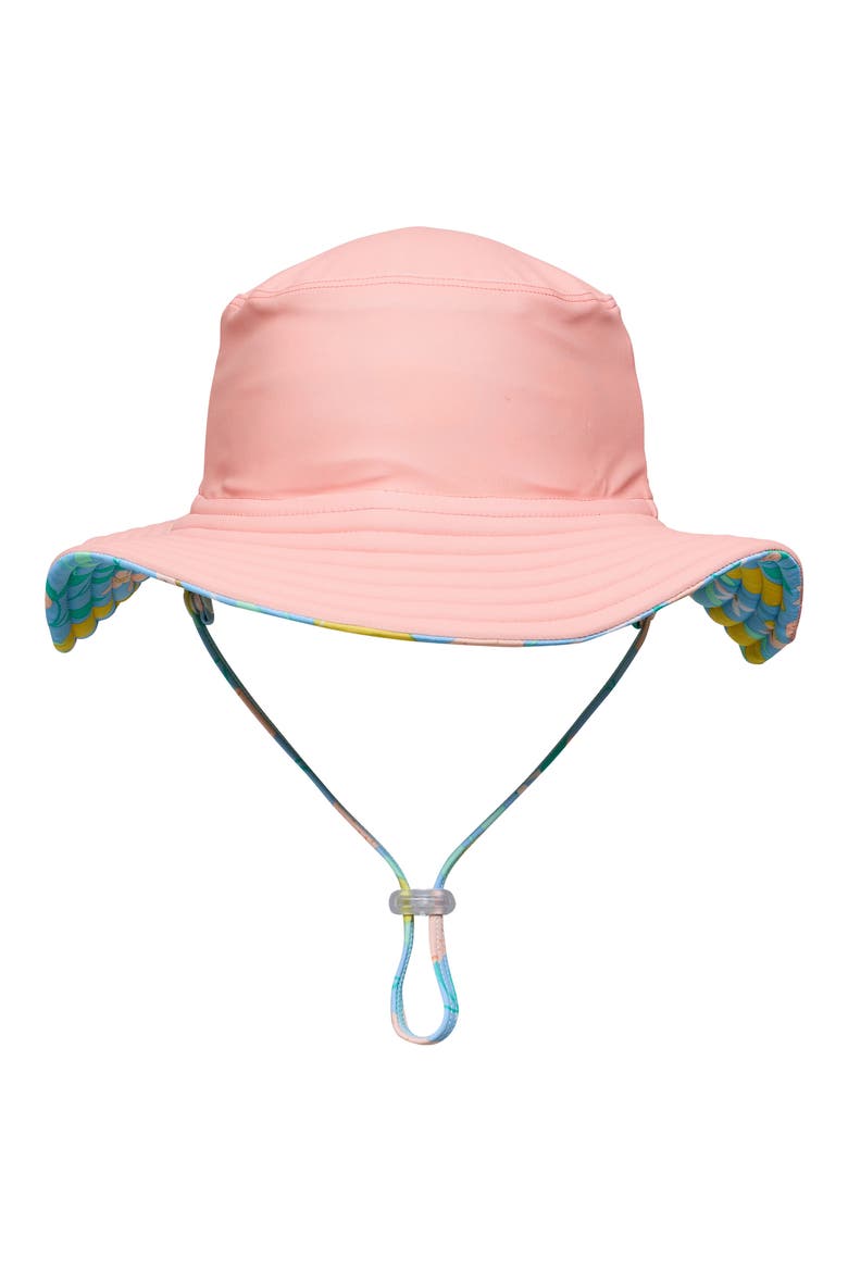 Kids' Lemon Drops Reversible Bucket Hat, Alternate, color, PINK BLUE MULTI