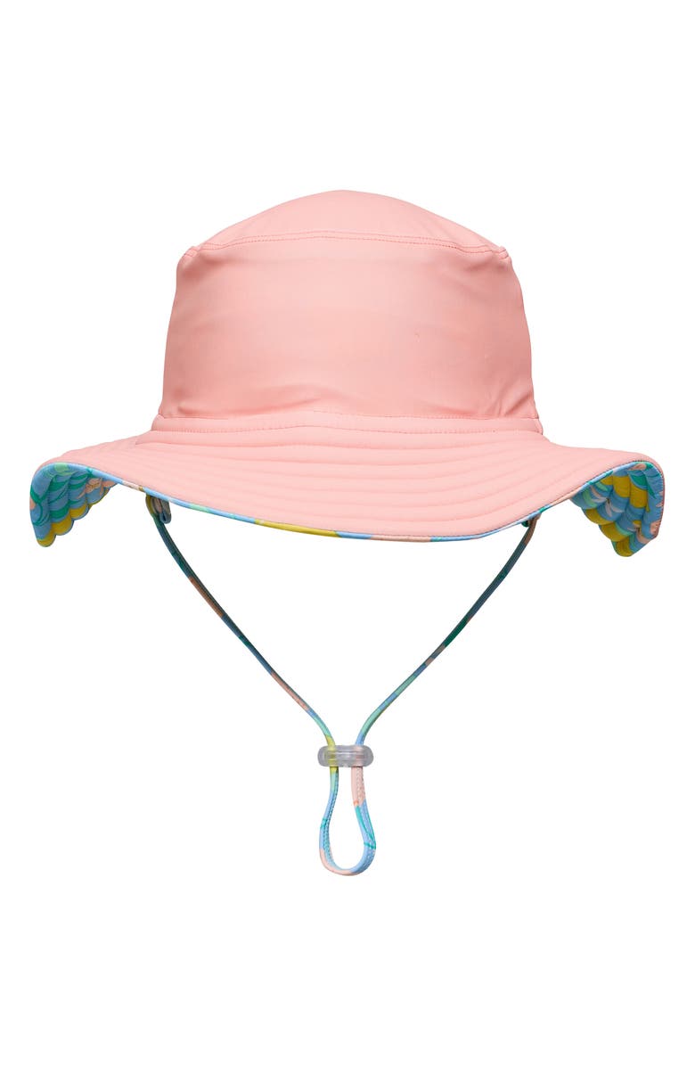 Snapper Rock Kids' Lemon Drops Reversible Bucket Hat, Alternate, color, 