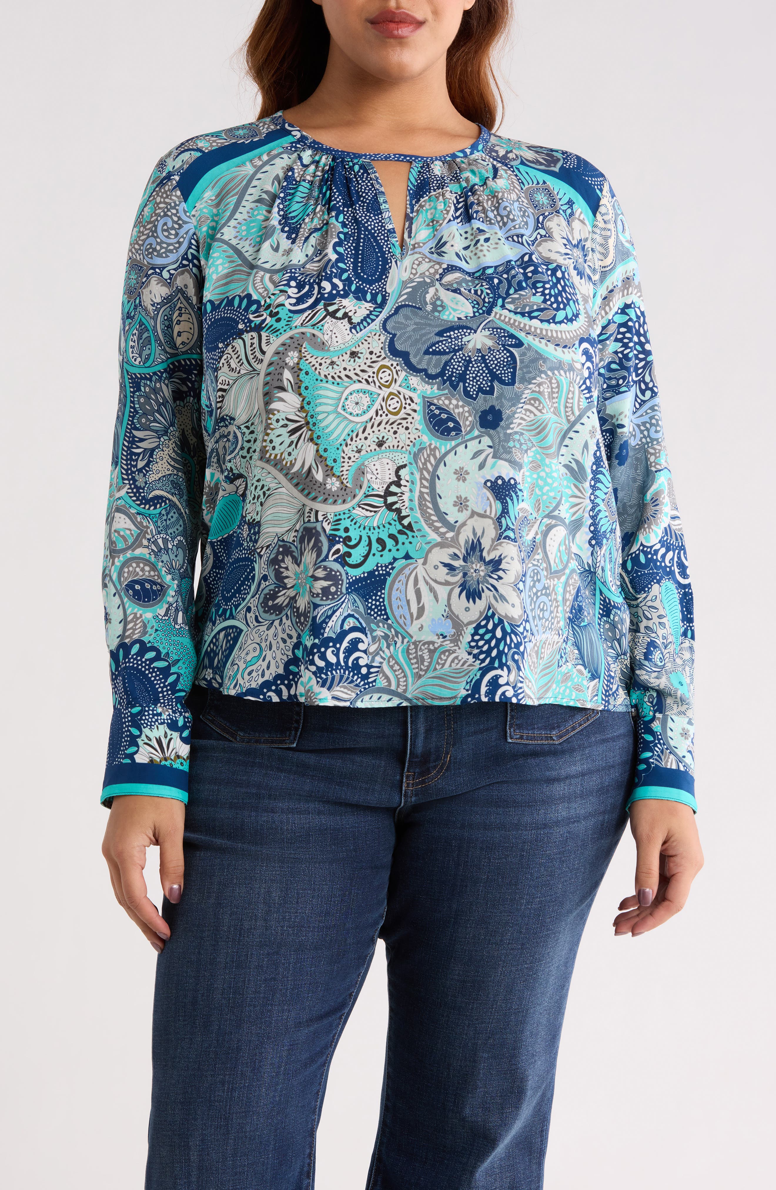 Print Keyhole Top