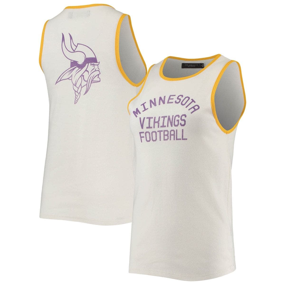 Junk Food Women's Junk Food White/Gold Minnesota Vikings Throwback Pop ...