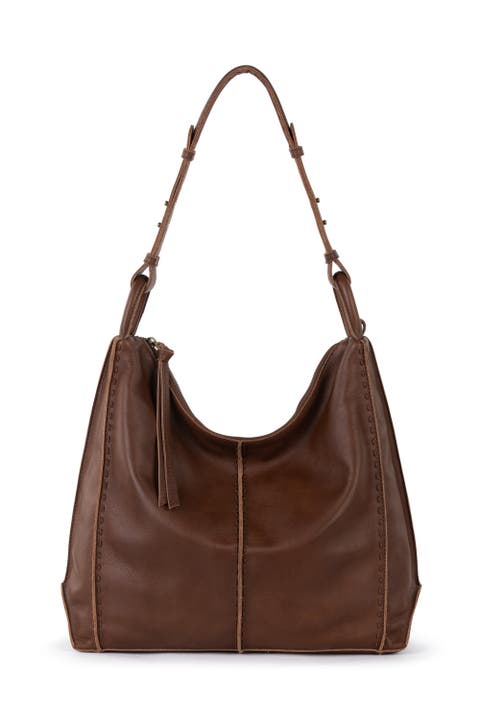 Los Feliz Bucket Hobo Leather Bag