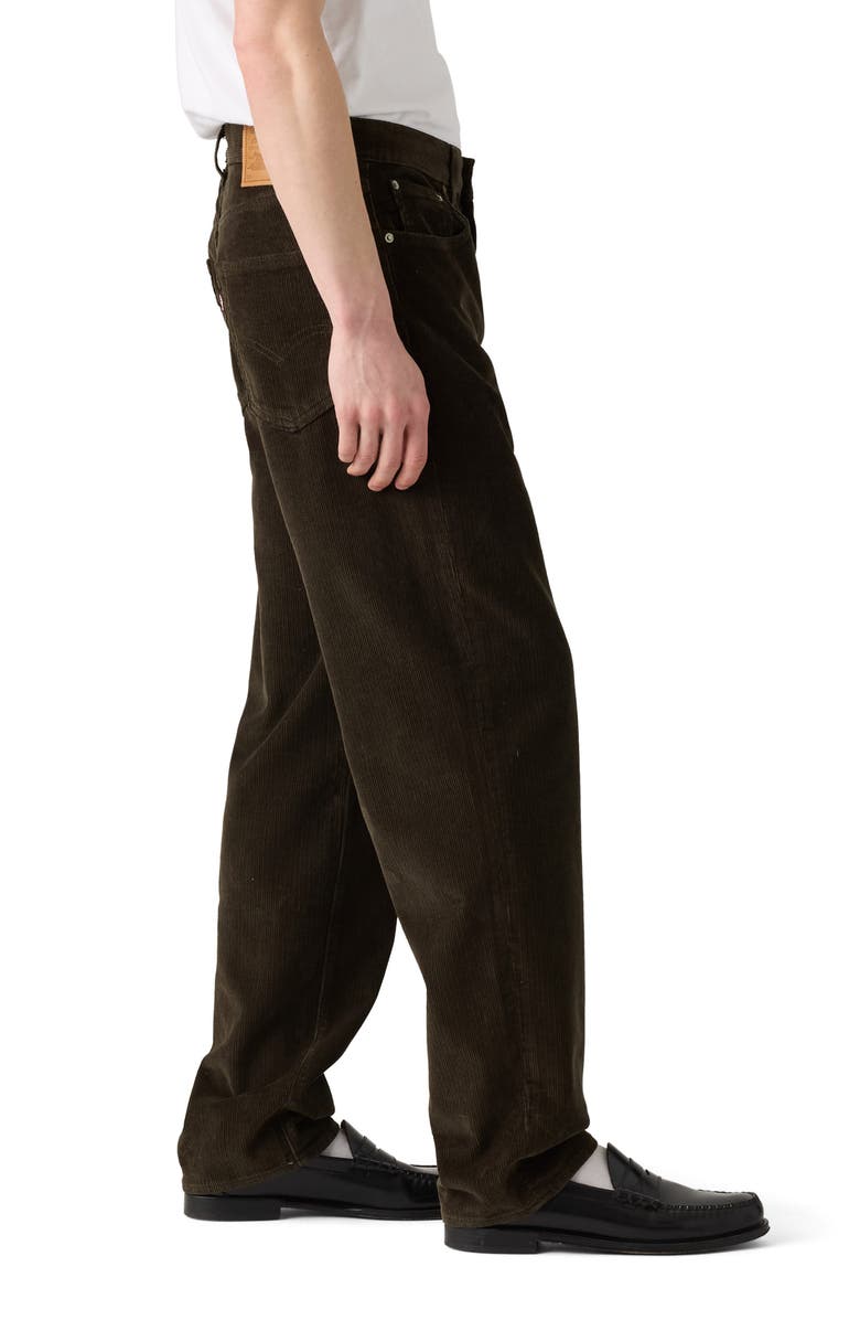 Levi's 568<sup>™</sup> Loose Straight Leg Corduroy Jeans, Alternate, color, Black Olive 10W Cord