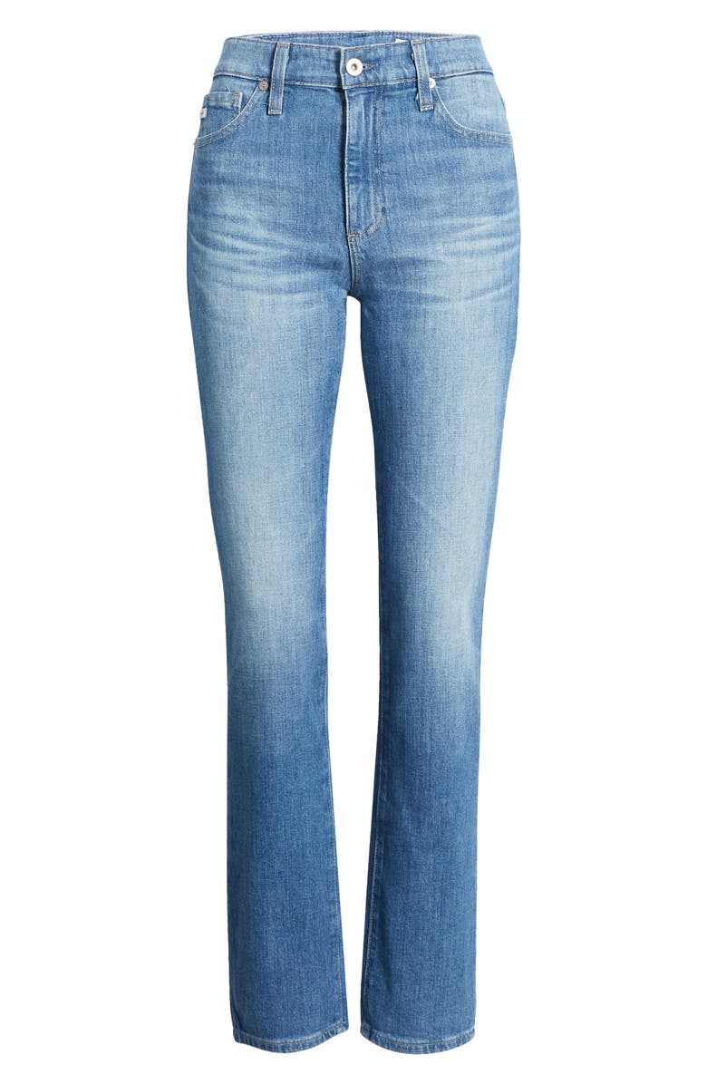 AG Mari Mid Rise Slim Straight Leg Jeans, Alternate, color, 