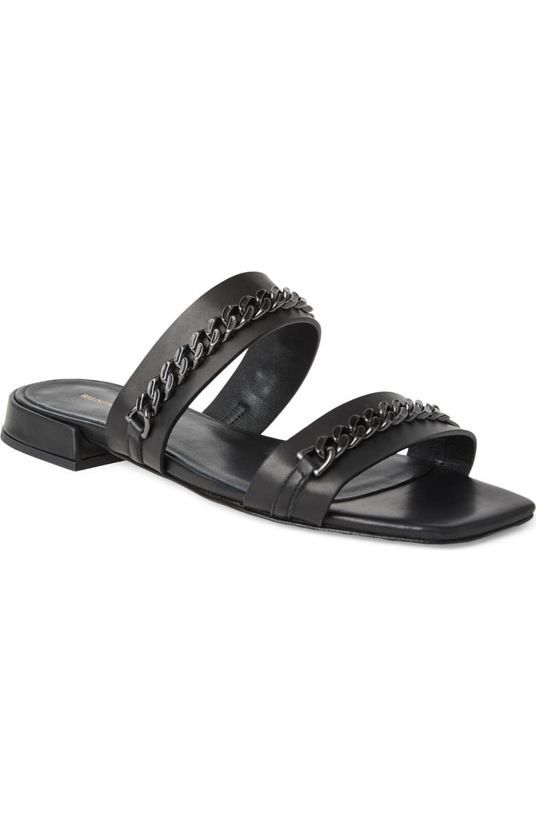 Bruno Magli Brunella Slide Sandal, Main, color, Black Nappa