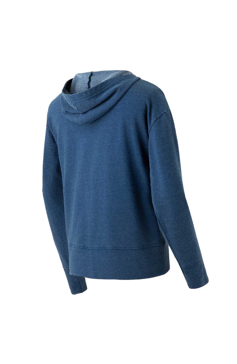 CONCEPTS SPORT Women's Concepts Sport Navy Philadelphia Union Volley Hoodie Long Sleeve T-Shirt, Alternate, color,