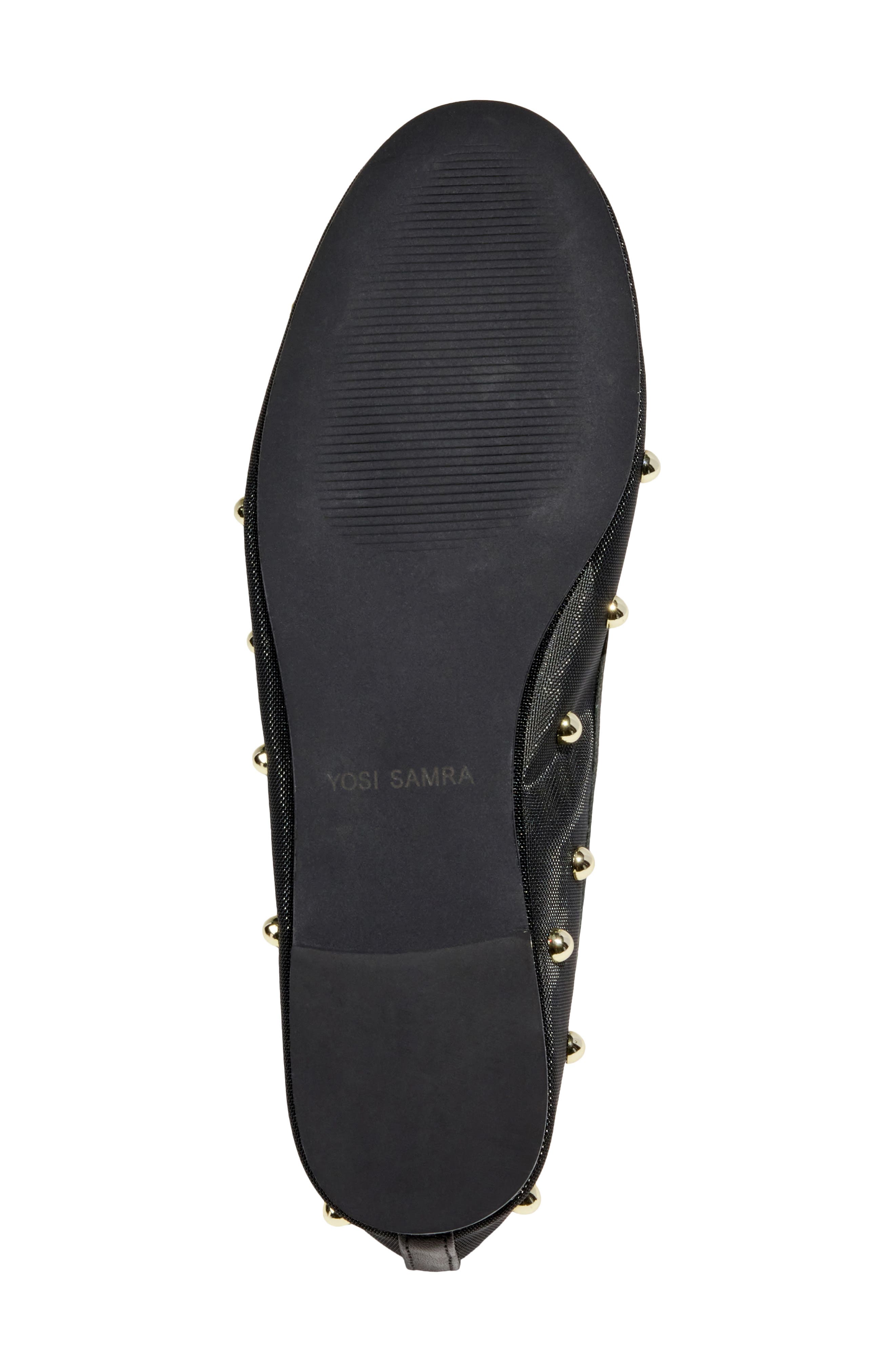 Yosi Samra Sadie Flat, Alternate, color, Black