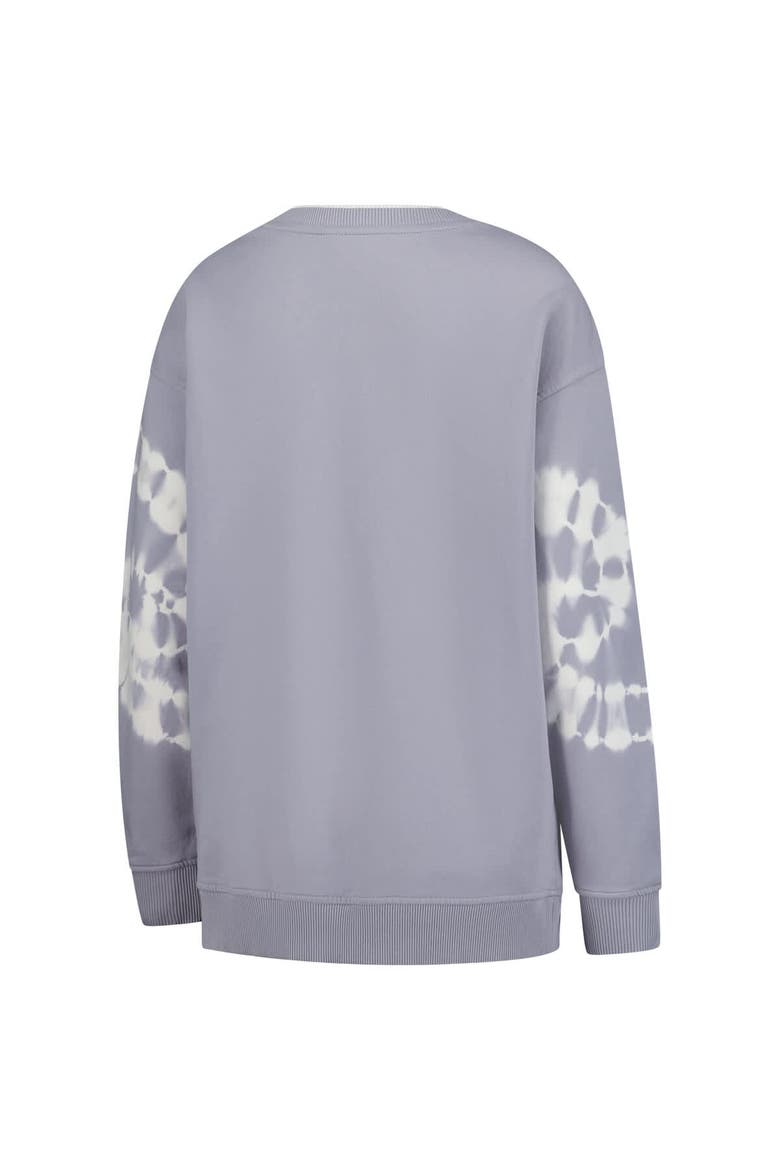 Women's The Wild Collective  Gray WNBA Double Collar Fleece Pullover Sweatshirt, Alternate, color, Gray