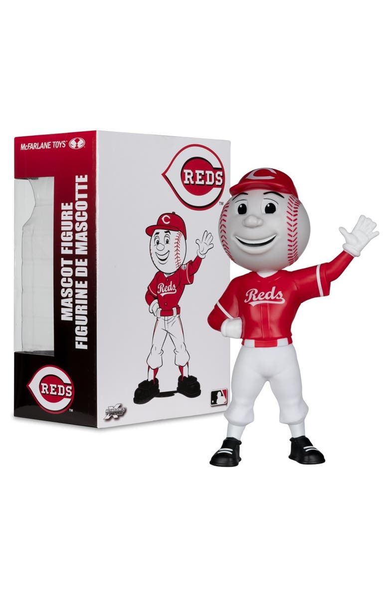 McFarlane Mr. Red (Cincinnait Reds) McFarlane MLB Posed Mascot, Main, color, Multi-Color