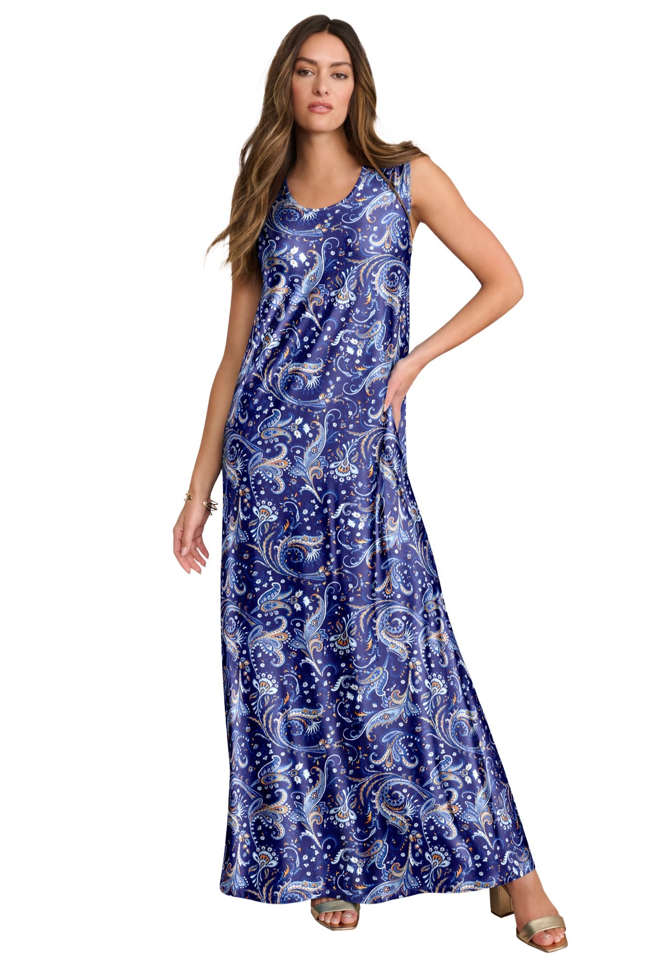 NAVY FOLKLORE PAISLEY