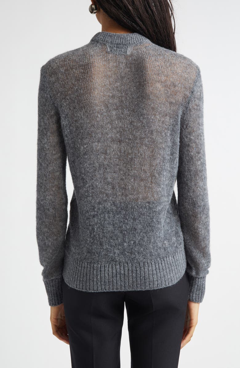 Coperni Stirrup Cuff Alpaca & Merino Wool Blend Sweater, Alternate, color, Grey