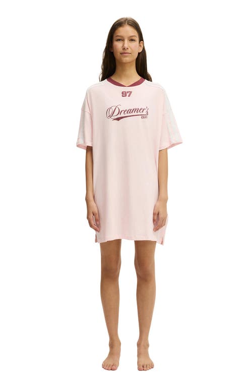 Cotton On Body 90 S Sporty Tshirt Nightie In Pink
