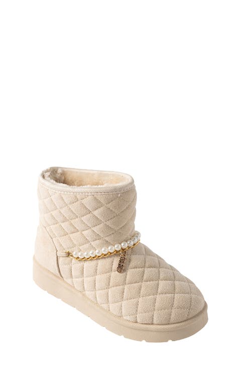 Kids' Quilted Faux Fur Lined Boot