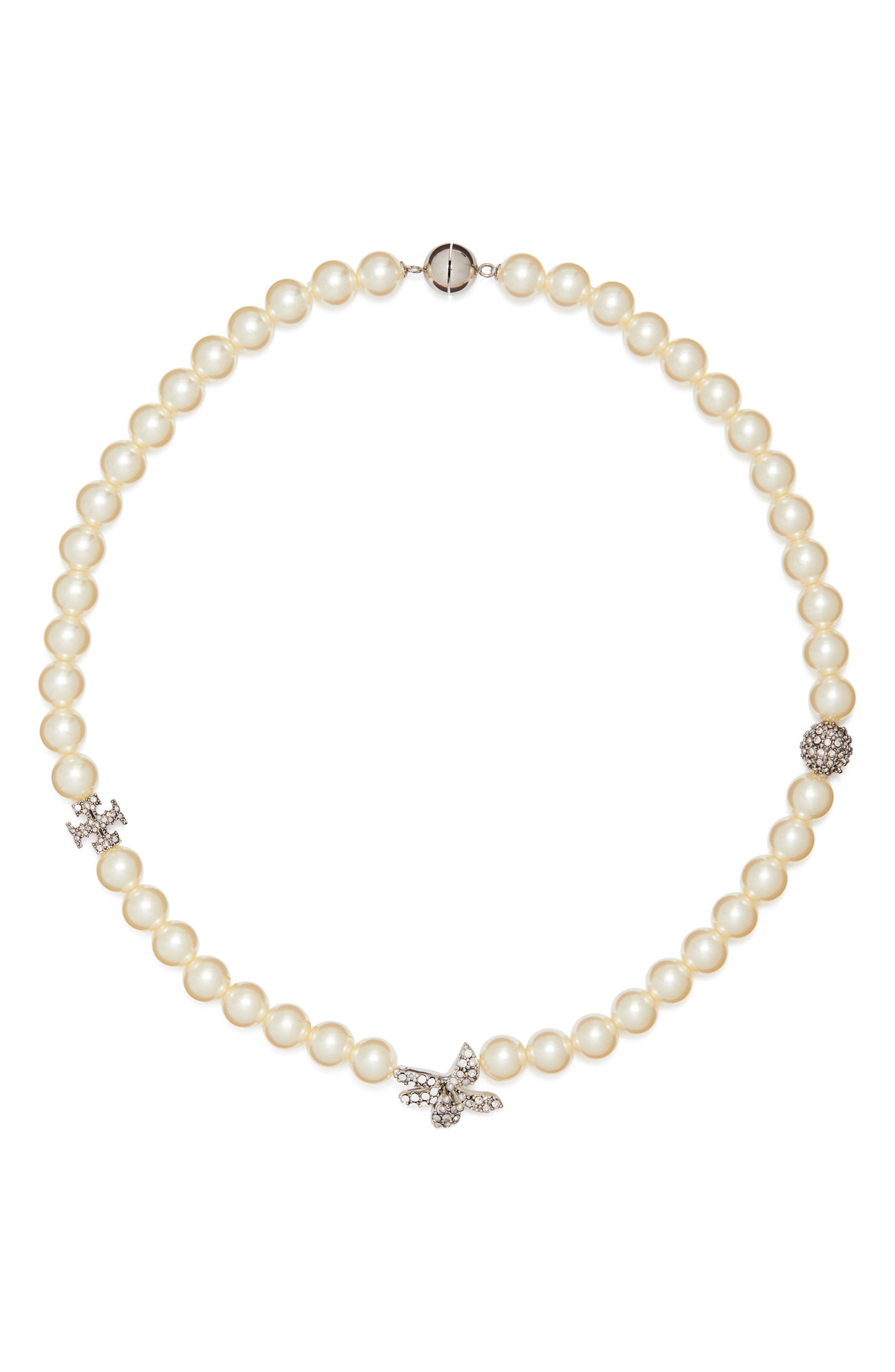 selected TORY SILVER / PEARL / CRYSTAL