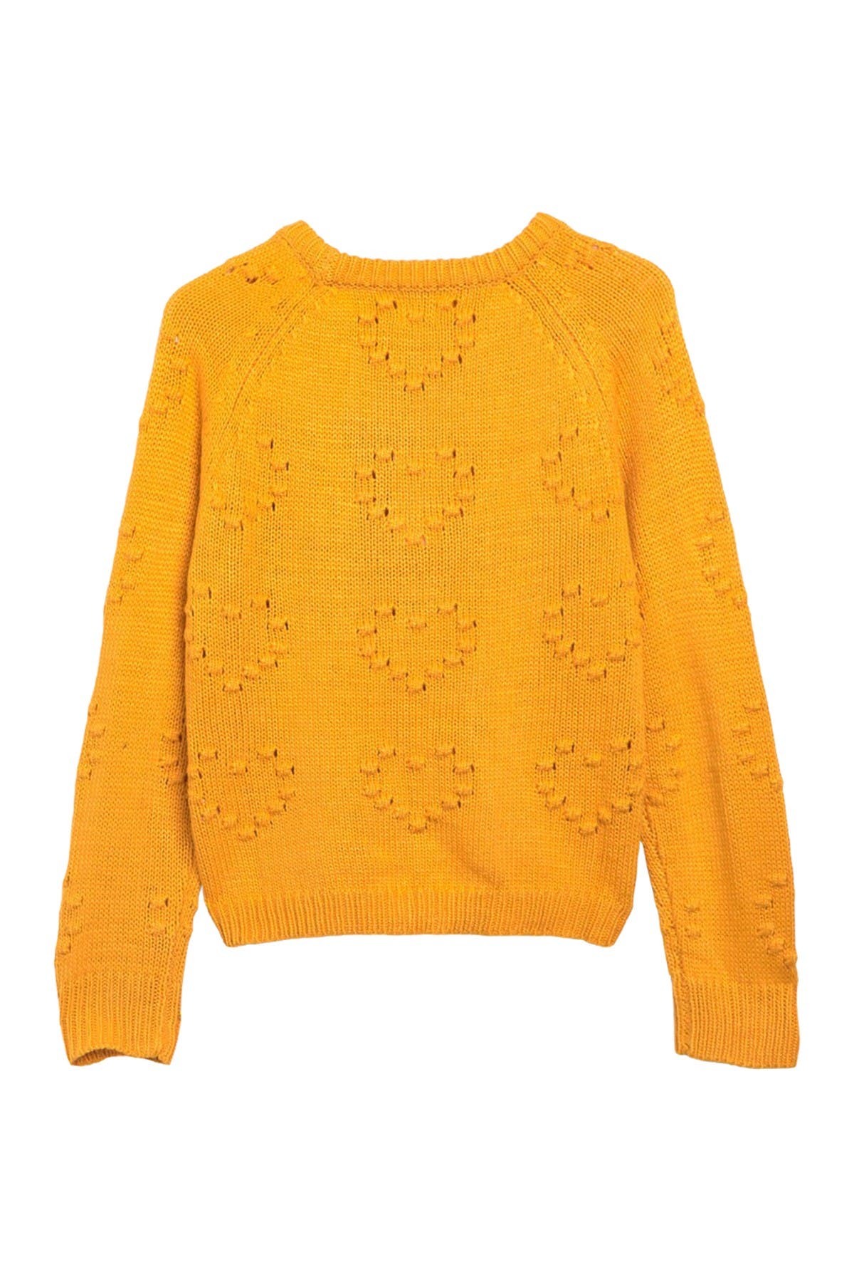 Line Label Heart Stitch Crew Neck Sweater (Women) | Nordstromrack