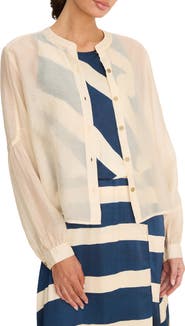 NIC+ZOE Femme Semi-Sheer Jacket