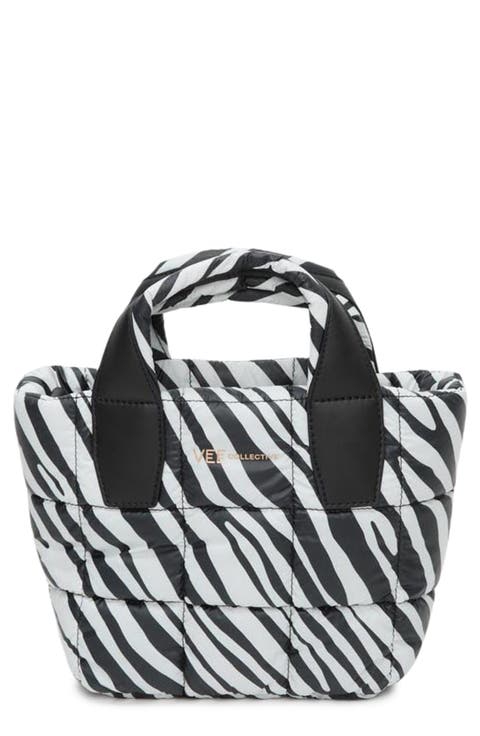 Mini Porter Zebra Stripe Tote