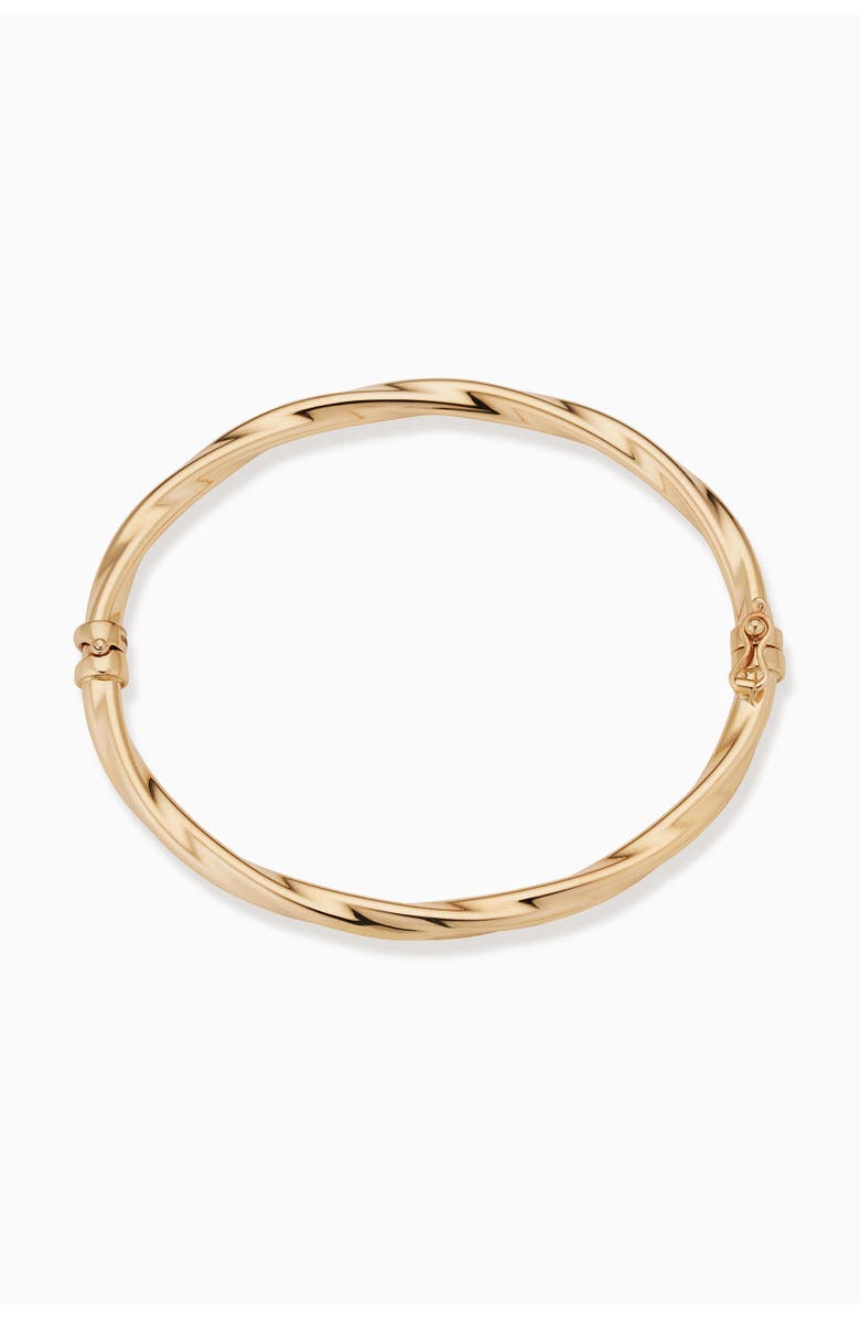 Oradina 14K Gold Goddess Bangle, Alternate, color, Yellow Gold
