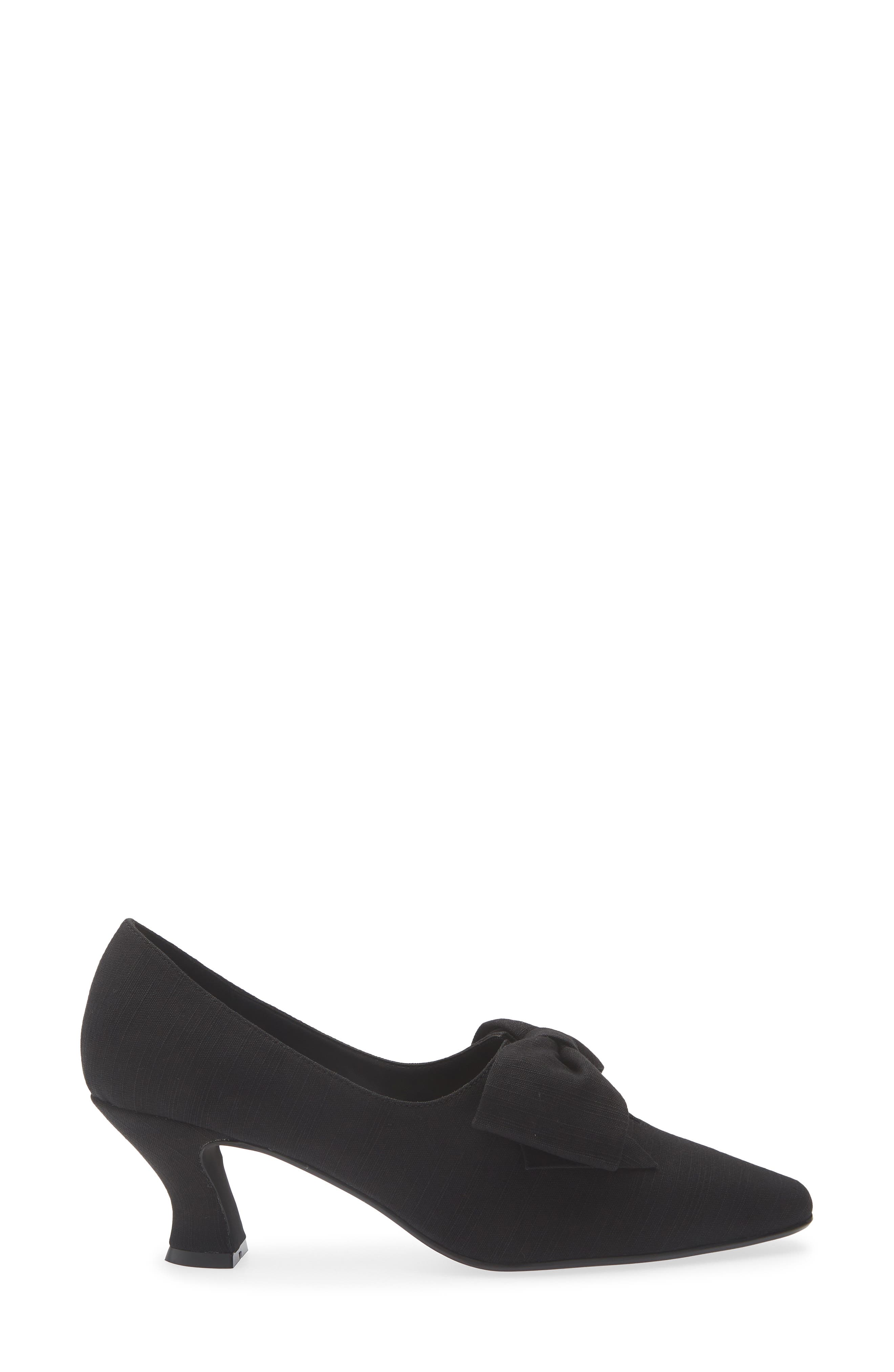 Hedgerow Bow Pump, Alternate, color, BLACK