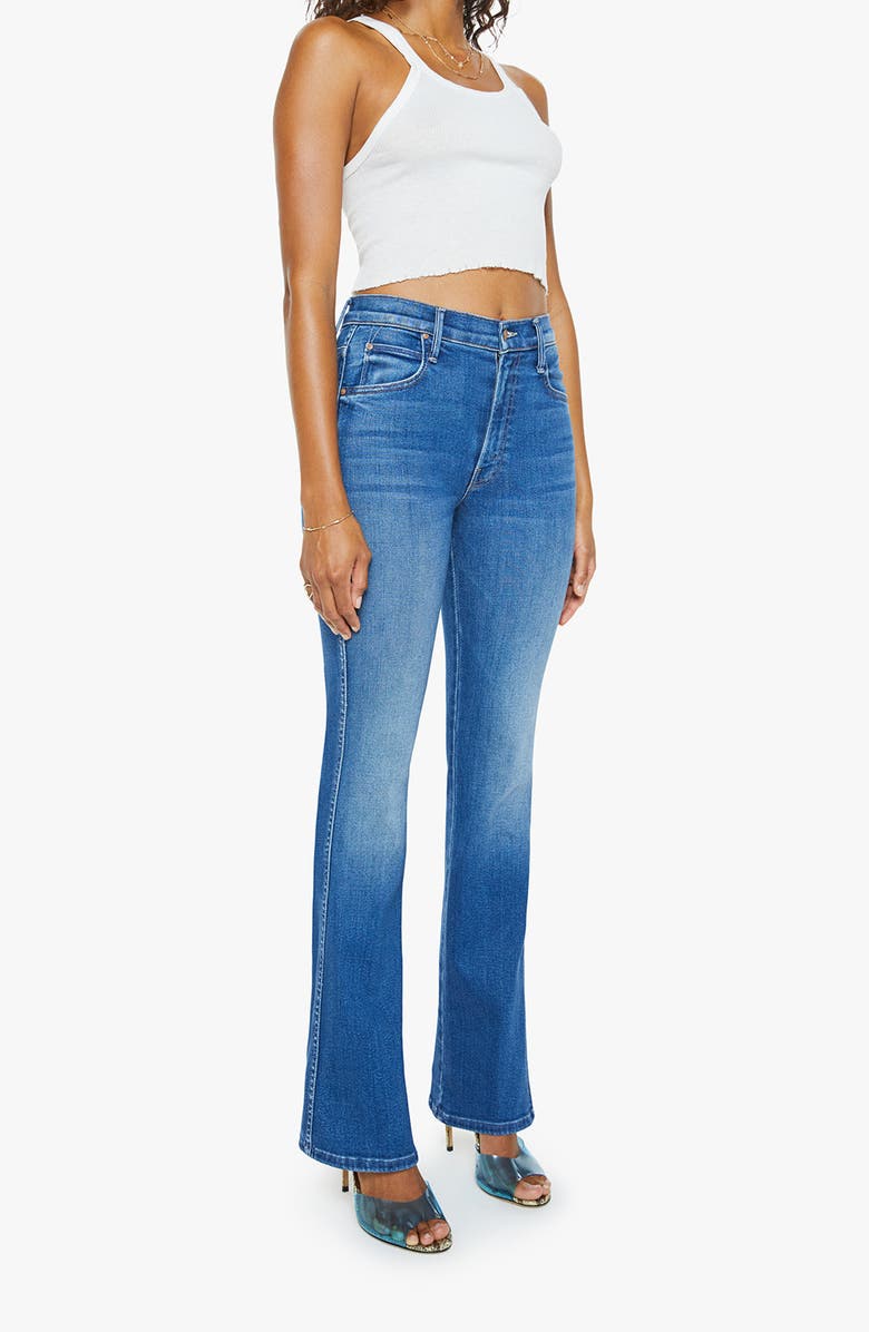 MOTHER Smokin' Double Sneak Straight Leg Jeans, Alternate, color,