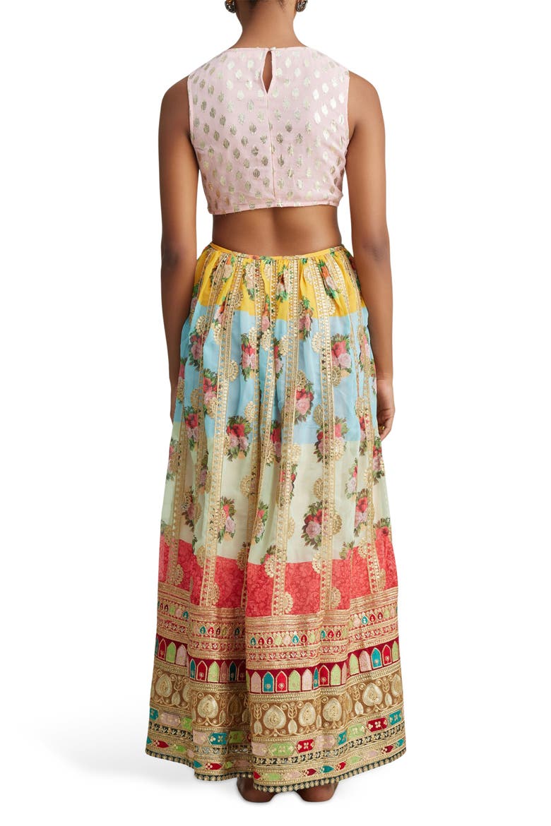 Alisha Cutout Maxi Dress, Alternate, color, PINK