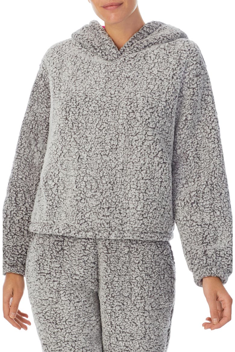 Teddy Lounge Hoodie (Nordstrom Exclusive), Main, color, GREY