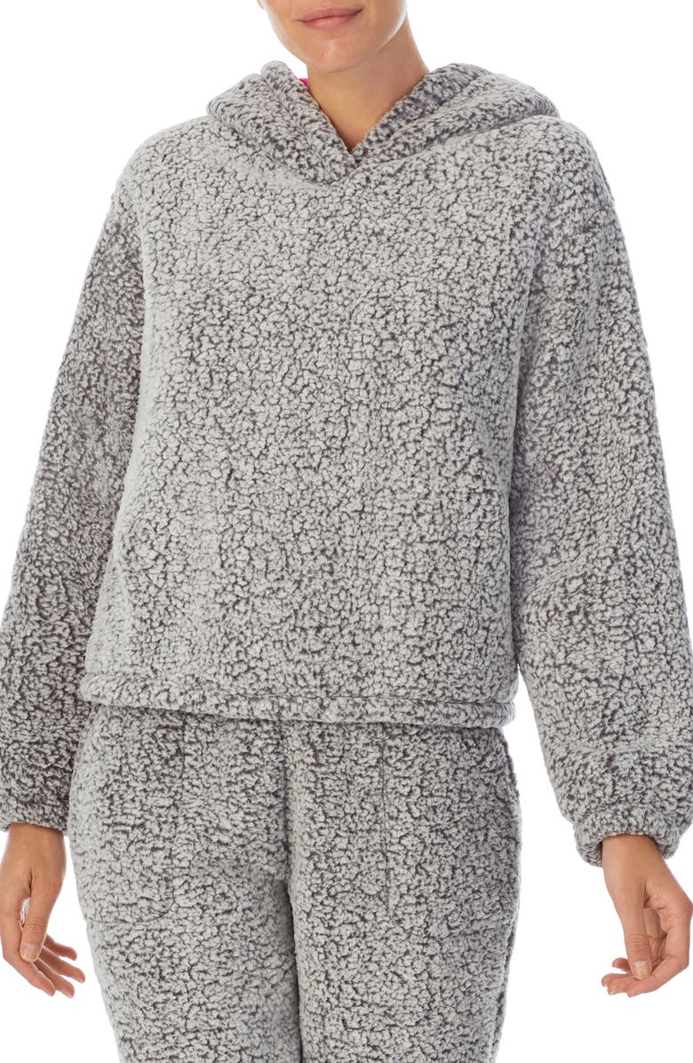 Room Service Pjs Teddy Lounge Hoodie, Main, color, 