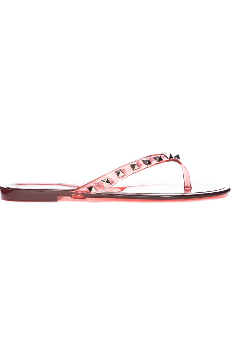 Chinese Laundry Hero Studded Flip Flop, Alternate, color, Rust