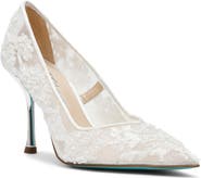 Betsey Johnson Jenii Sequin Mesh Pump