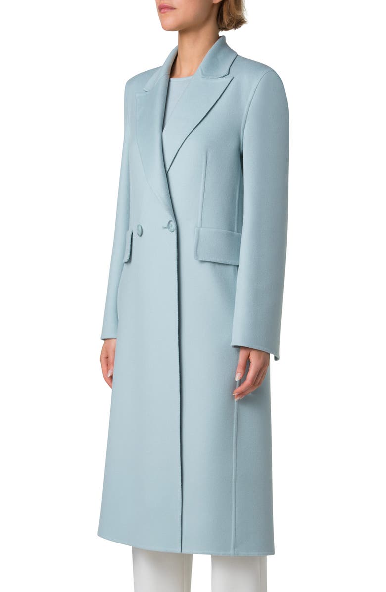 Akris Zelda Cashmere Double Face Coat, Alternate, color, 