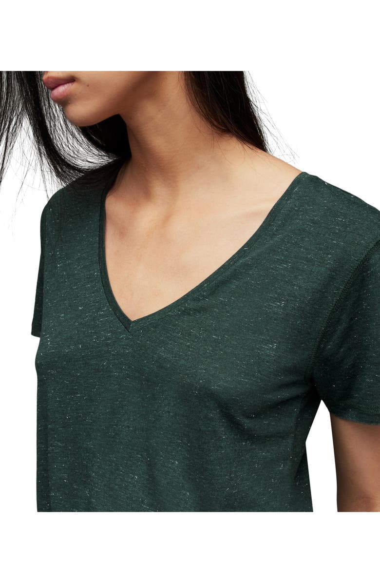 AllSaints Emelyn Shimmer T-Shirt, Alternate, color,