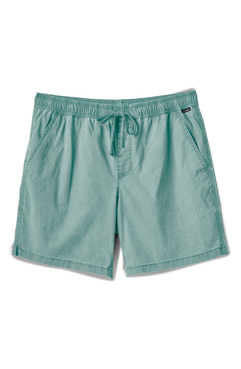 Quiksilver Taxer Stretch Drawstring Shorts, Main, color, Jade Grey
