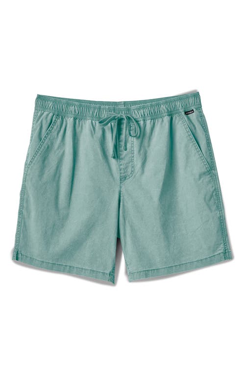 Quiksilver Taxer Stretch Drawstring Shorts In Jade Grey