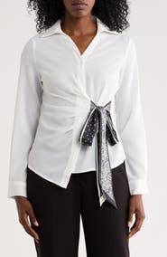 PATRIZIA LUCA Side Bow Shirt