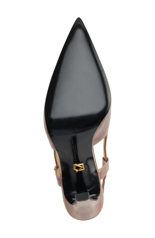 Donna Karan Donna Slingback Pointed Toe Pump In Mink