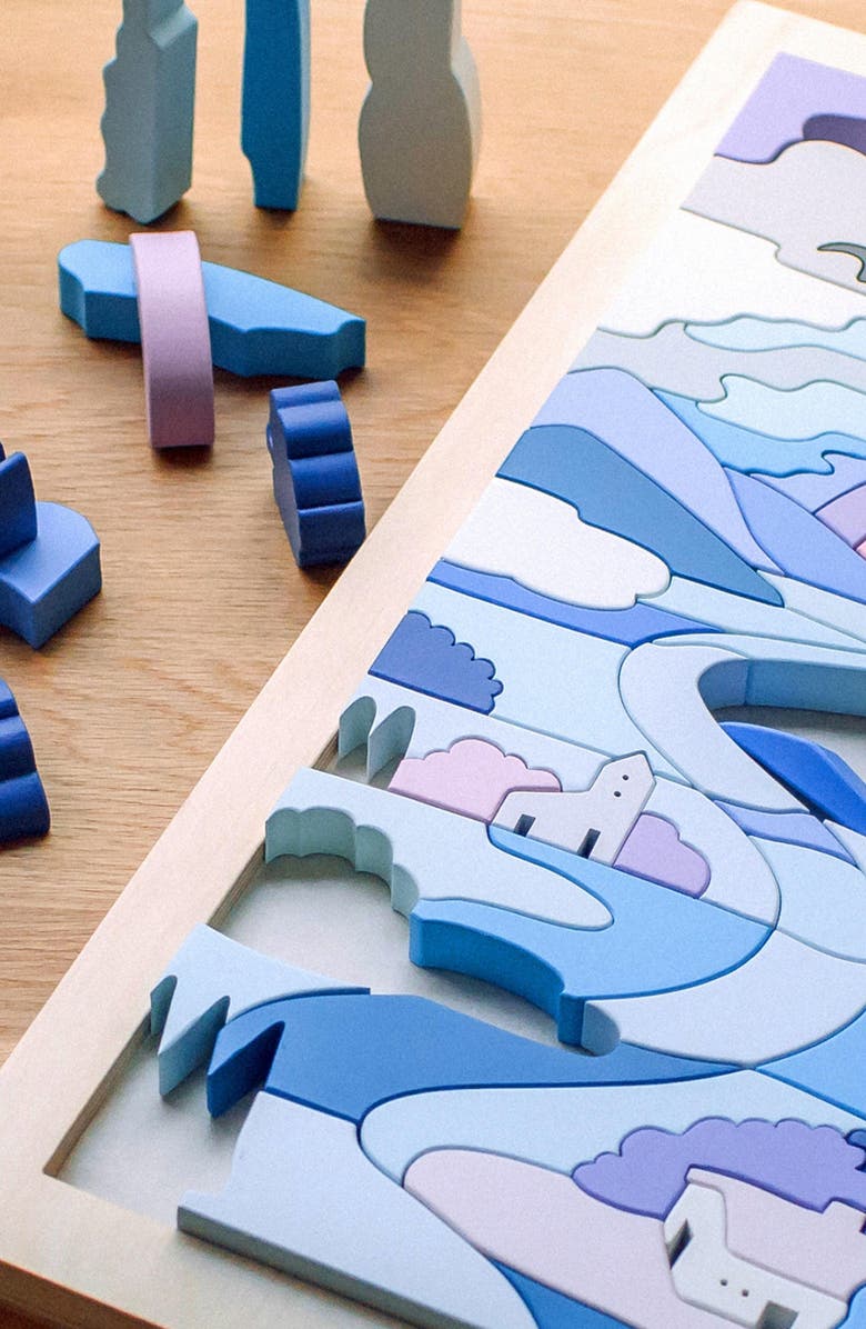 EGUCHI Sunset Wood Puzzle, Alternate, color, 