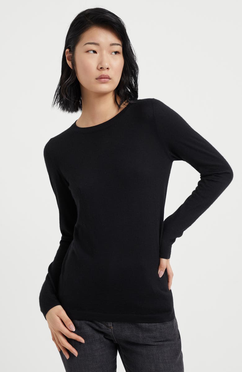 Brunello Cucinelli Cashmere and silk sweater, Alternate, color,