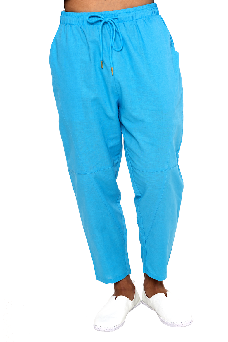 Men's YahYah Linen Drawstring Pant, Main, color, Sky Blu