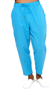 Dai Moda Men's YahYah Linen Drawstring Pant