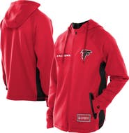 New Era Men's New Era  Red Atlanta Falcons Combine Authentic Raglan Scuba Full-Zip Hoodie