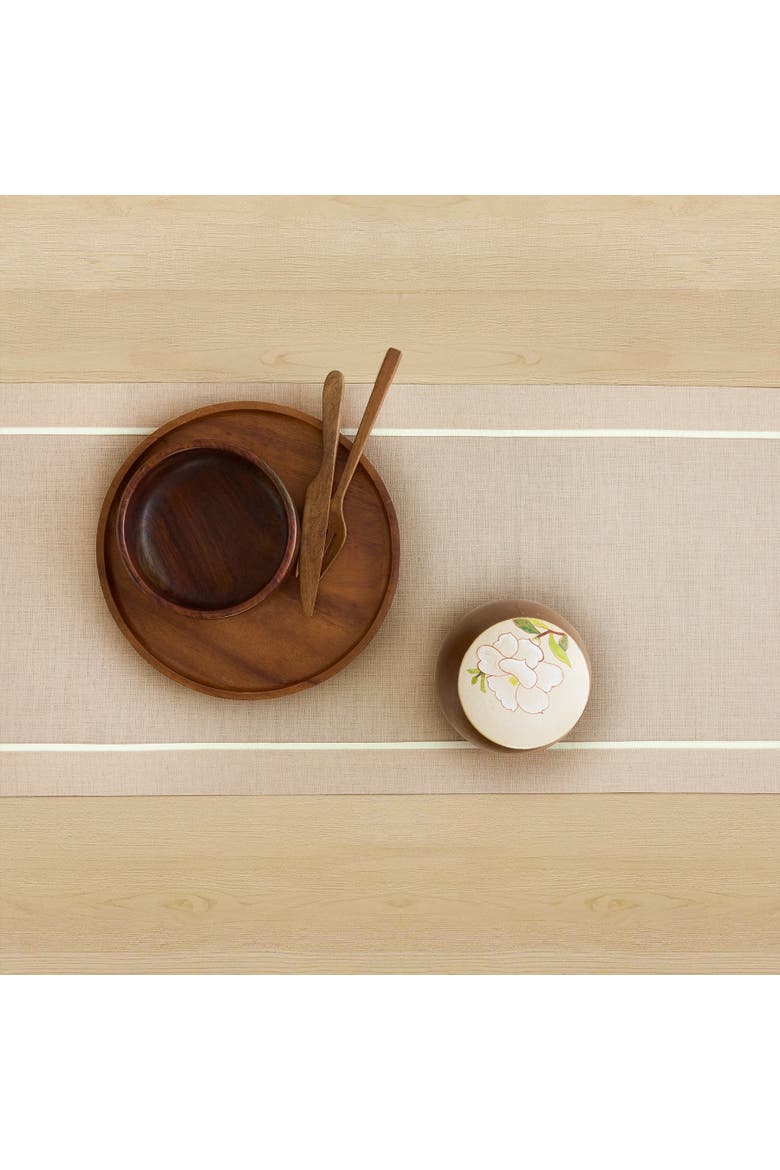 Linen Table Runner - Kensington, Alternate, color, Natural