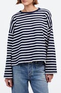 Madewell Easy Stripe Long Sleeve Top