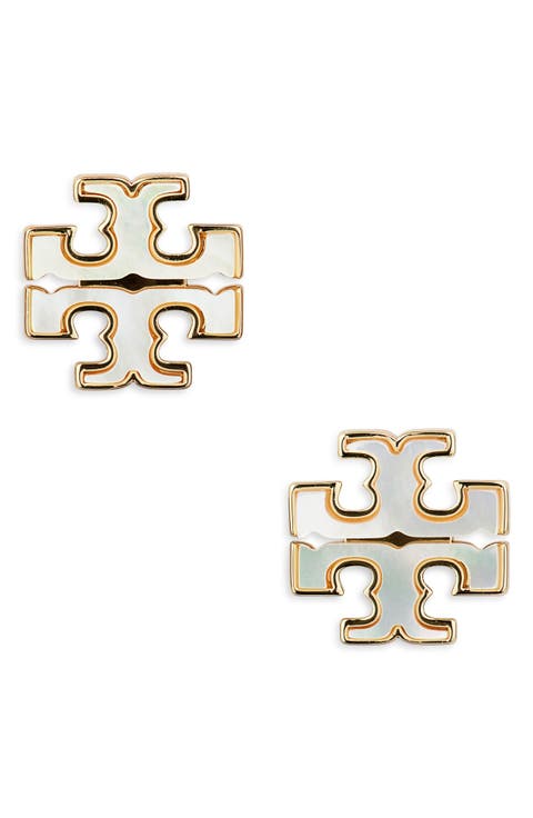 Moondance Mother of Pearl Stud Earrings