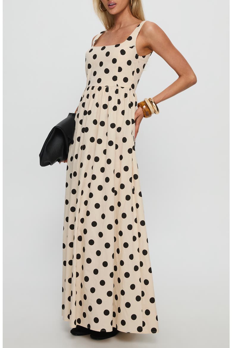 Cartmel Polka Dot Cotton Maxi Dress, Alternate, color, CREAM / POLKA DOT