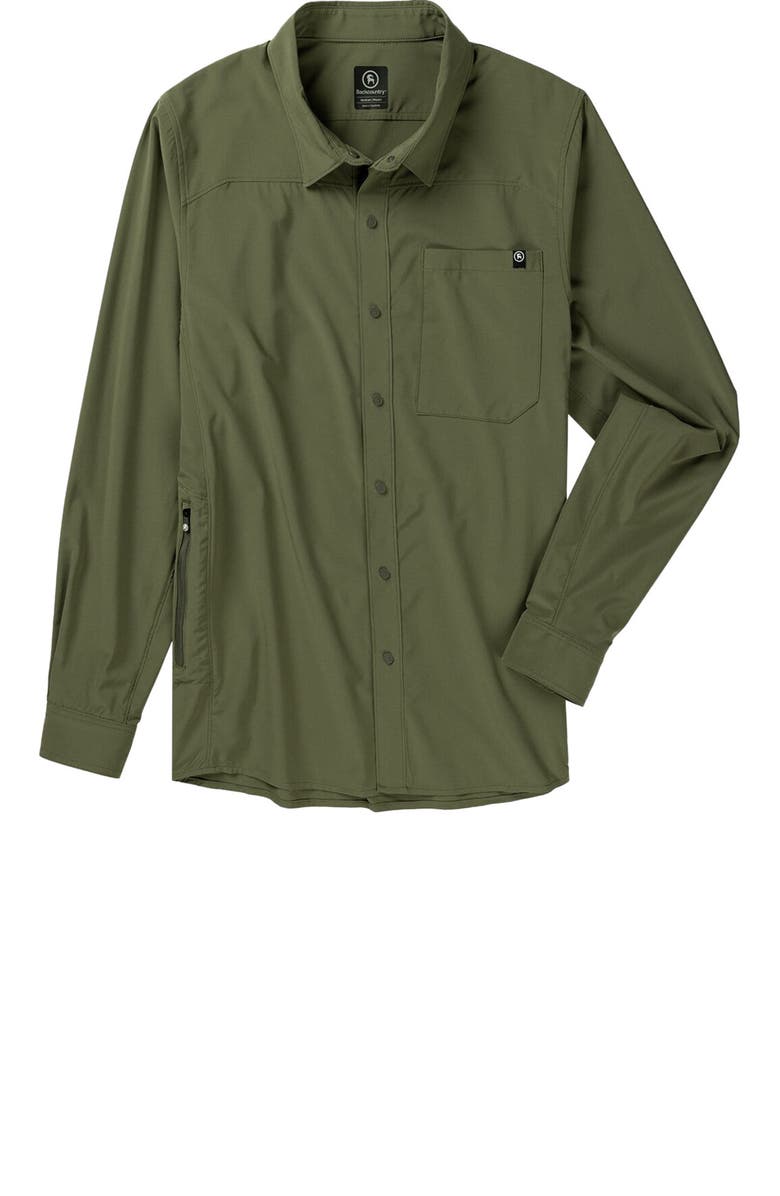 Backcountry Slickrock Long-Sleeve Button-Up Jersey - Men's, Main, color, Kalamata