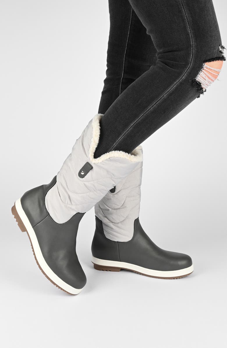 Journee Collection Pippah Faux Fur Lined Mid Boot, Alternate, color,