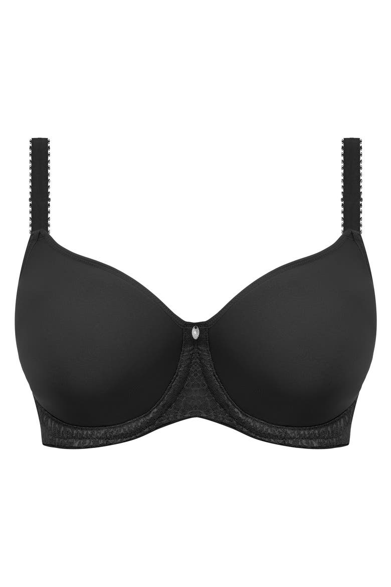 Envisage Underwire Spacer Bra, Alternate, color, BLACK
