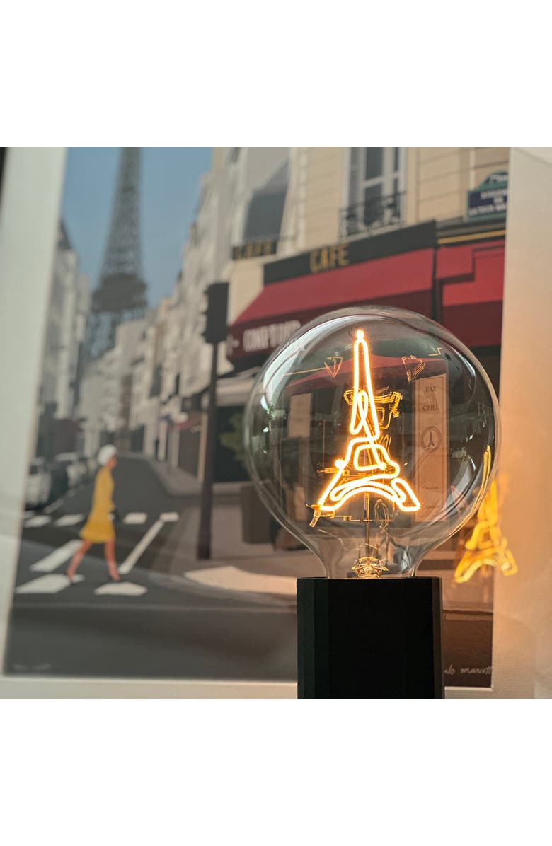 MITB Eiffel Tower Portable Table Lamp, Alternate, color, Black