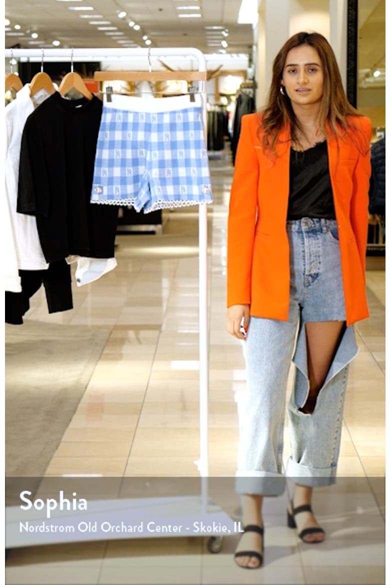 Women's Scallop Gingham Shorts video