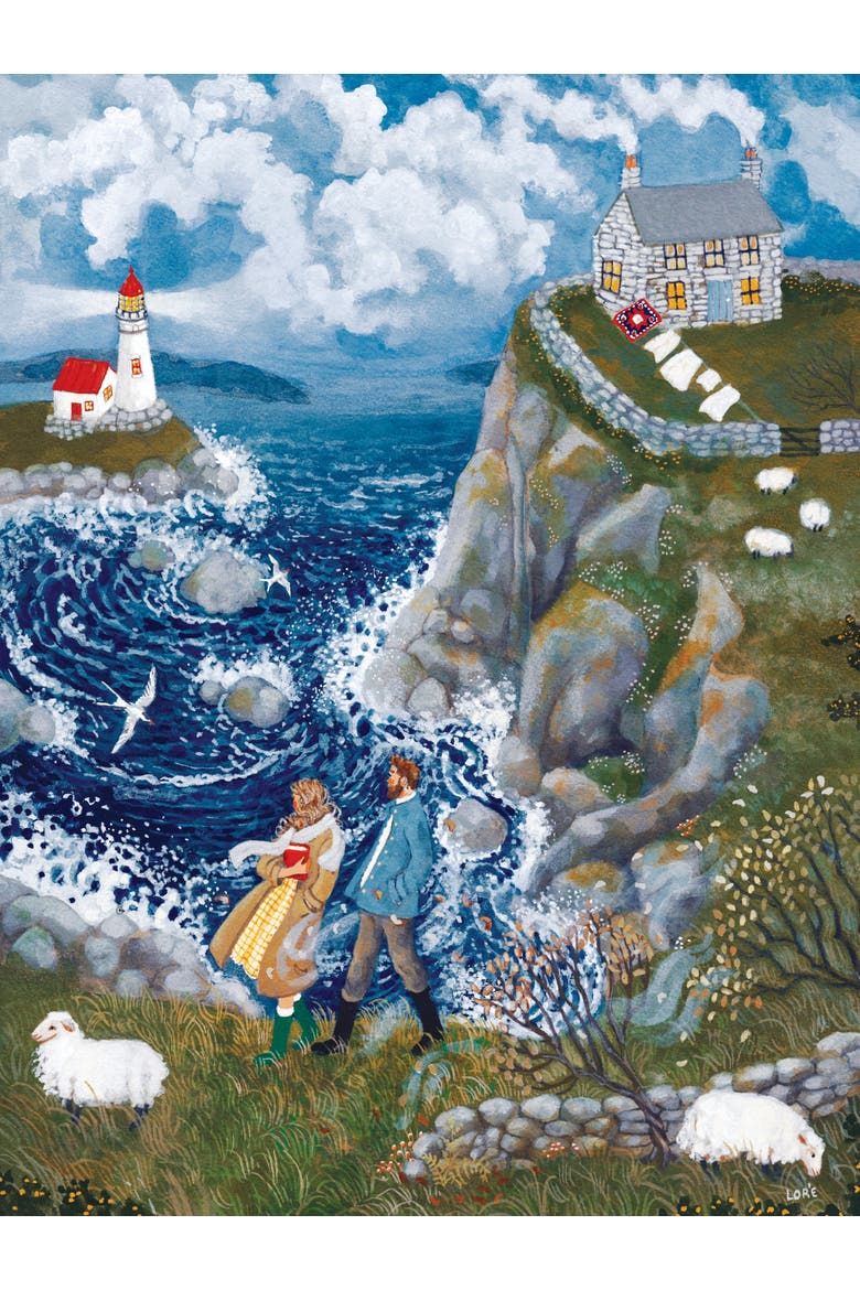 Wind Ridge Cottage 1000 Piece Puzzle, Alternate, color, No Color