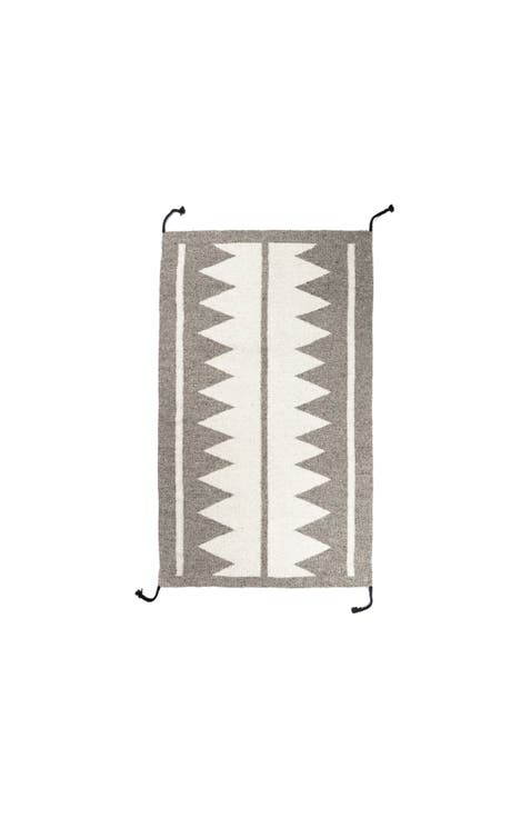 Zapotec Geometric Handwoven Flatweave Wool Rug